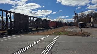 Found ELS 1221 amp 502 in Crivitz before following them north freighttrain railroad sd9railfan [upl. by Kenley]