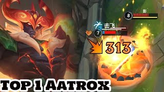 Wild Rift Aatrox  Top 1 Aatrox Gameplay Rank Season 14 [upl. by Aidnyl]