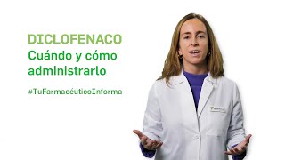 Diclofenaco cuándo y cómo debemos administrarlo Tu Farmacéutico Informa [upl. by Notyarb]