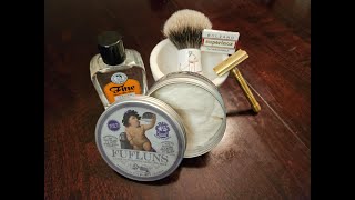 Abbate La Mantia quotFuflunsquot Shave Soap  Yates Precision Razor [upl. by Aimat39]