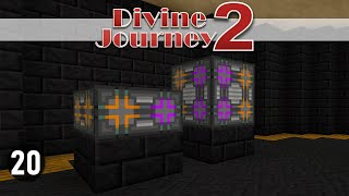 Divine Journey 2 Ep20 Applied Energistics Autocrafting Modded Minecraft [upl. by Sheree745]