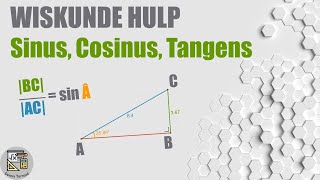 Wiskunde  Goniometrische getallen Sinus Cosinus Tangens [upl. by Ecirtac]