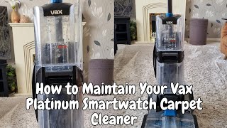 How to Maintain and Use The Vax Platinum Smartwash Carpet Cleaner Essential Tips [upl. by Odicalp]