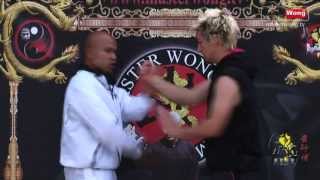 Wing Chun energy drill basic training  Lesson 2 Push Drill 1 [upl. by Bellamy]