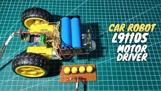 Car Robot L9110S Motor DriverForward BackwardTurn Left and Right [upl. by Hesther]