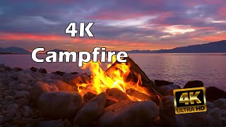 4K Lagerfeuer am Strand [upl. by Chaing]