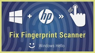 FIX GUIDE Enable Fingerprint Scanner HP Laptops Windows Hello [upl. by Nitnerb776]