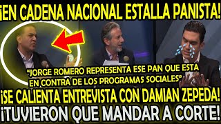 TUVIERON QUE MANDAR A CORTE ESTALL4 DAMIAN ZEPEDA quotJORGE ROMERO NO QUIERE LOS PROGRAMAS SOCIALESquot [upl. by Mareld]