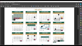 Calendario Escolar 20222023 SEP [upl. by Ennovaj]