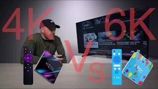 TV BOX 4K vs 6K test [upl. by Telford]