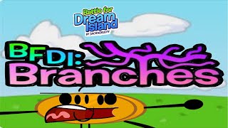 NEW BFDI GAME BFDI Branches Part 1 [upl. by Olivann842]