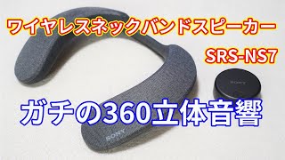 約3万円で「ガチ」の360立体音響が体感できる！ワイヤレスネックバンドスピーカー「SRSNS7」レビュー！【真のDolby Atmos技術を体感しようぜ】 [upl. by Eiraminot797]