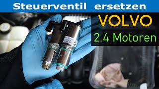 Volvo ECM640A  Probleme mit dem Nockenwellenversteller  Steuerventil ausbauen reinigen wechseln [upl. by Jenine383]