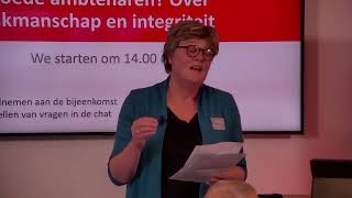 Webinar Goede ambtenaren Over integriteit en vakmanschap [upl. by Odraode170]