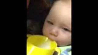 Cup Feeding a 4 Month Old Baby [upl. by Anoy76]