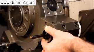 duMONT Tooling System Mounting on a CNC Lathe [upl. by Atinit633]