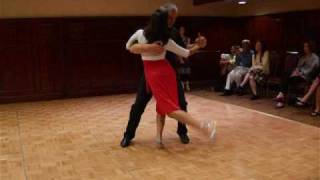 Tango Class with Hector Falcon y Fernanda Cajide quotTango  the Advanced Language of Improvisationquot [upl. by Yrogerg]