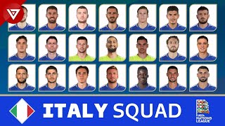 ITALY SQUAD FOR UEFA NATIONS LEAGUE FINALS 2023 vs SPAIN [upl. by Sato]