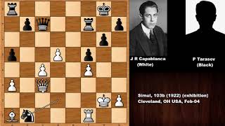 The Beauty of The Chess Games of Capablanca [upl. by Ynnavoig]