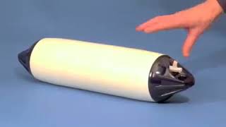 Polyform demonstrate how to correctly inflate their FSeries fender [upl. by Ylirama]