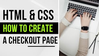 How to create a checkout page with HTML and CSS [upl. by Chrisoula]