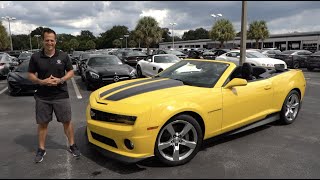 Is this Chevrolet Camaro SS the BEST used Muscle Car convertible to BUY [upl. by Bern]