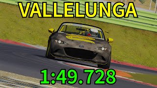 TRACK GUIDE Vallelunga  Mazda MX5 Cup Assetto Corsa [upl. by Notsek]