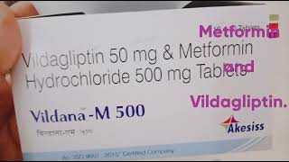 Vildana M 500  Metformin amp Vildagliptin  Type 2 Diabetes mellitus  lower Blood sugar level [upl. by Clarkin]