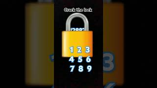 Crack the lock ll short [upl. by Ainar]