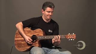 Luna Guitars Woodland Series Spalt Maple Acoustic Guitar Product Spotlight [upl. by Nitz]