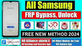 All Samsung Galaxy Frp Bypass without pc 2024  New Method [upl. by Luapnoj]