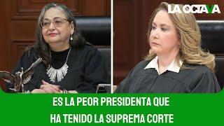 YASMÍN ESQUIVEL DESTROZA a NORMA PIÑA [upl. by Ragland]