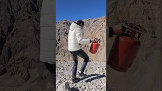 Gas cylinder leak hogya ladakh mountains pai vlog bluebox [upl. by Feola425]