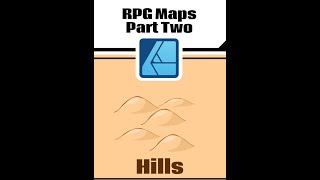 Part two of our Map tutorials for RPGs  Drawing Hills [upl. by Kopp]