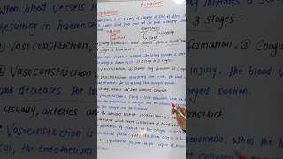 Stages of HemostasisVasoconstriction mlt dmlt bmlt haematology trending shorts [upl. by Conlon]