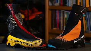 New SCARPA Phantom Tech HD amp La Sportiva GTech Comparison [upl. by Cuttie]