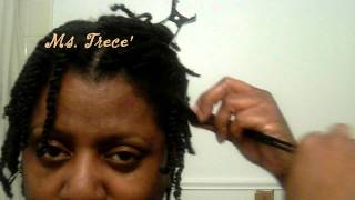 Two Strand Twist using Hawaiian Silky Gel Activator [upl. by Nylednarb47]