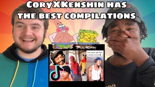 CoryxKenshin TIKTOKS THAT MADE ME CRY LAUGHING REACTION [upl. by Anawd]