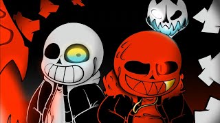 Classic sans vs Fell sans Animation [upl. by Fink]