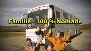 FAMILLE NOMADE à PLEIN TEMPS ❗️ PRÉSENTATION BUS CAMPING CAR  VIEBERTÉ amp VAN LIFE  Voyage Voyages [upl. by Legnaesoj]