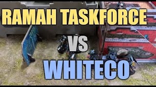 Infinity Battle Report  Ramah Taskforce vs White Company [upl. by Elletnahs]