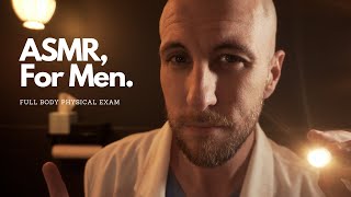 ASMR  Realistic Full Body Medical Exam For Men [upl. by Nodal35]