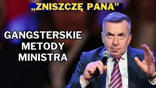 SZANTAŻ I BEZPRAWNE GROŹBY TAK DZIAŁAJĄ MINISTROWIE TUSKA [upl. by Atis]