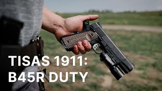 1911 TISAS B45R DUTY  Holster Options VZ Grips and Steel Ammo [upl. by Esineg]