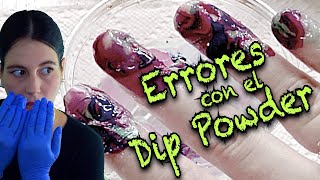 Errores Más Comunes Haciendo Uñas Dip Powder ESP [upl. by Hpsoj]