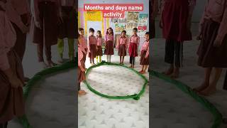 Month and days name activity  shortsfeed school chahakactivity education primaryschool [upl. by Kostman139]