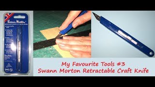 Making Dolls House Furniture  My Favourite Tools 3  Swann Morton Retractable Craft Knife [upl. by Eidurt]