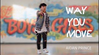 Aidan Prince  Way You Move Official Music Video [upl. by Knowling]