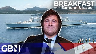 Another Falklands war Argentinian President vows to take back the Falklands Islands [upl. by Gnilrad]