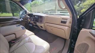 1999 Ford F250 7 3L Diesel Lariat 4x4 Black Lifted Walk Around Video [upl. by Nagud]